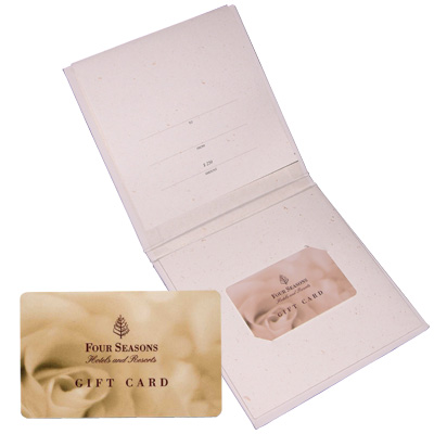 FOUR SEASONS® $250 Gift Card - Relax in luxury at any Four Seasons hotel or resort in extraordinary destinations around the world with this $250 gift card. Can be used for accommodations, and much more, including spa services, dining or golf, tennis and other leisure activities at any facility managed by Four Seasons.